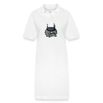 Hexenkessel – Brewing Trouble - Stanley/Stella PAIGER Organic Women’s Polo Dress - white - Front