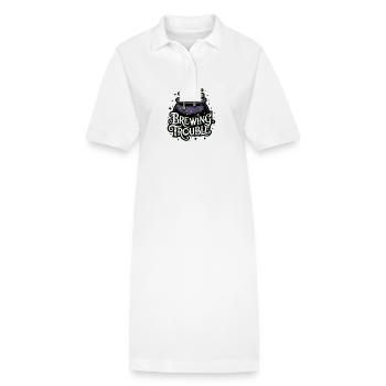 Hexenkessel – Brewing Trouble - Stanley/Stella PAIGER Organic Women’s Polo Dress - white - Front