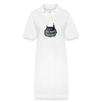 Hexenkessel – Brewing Trouble - Stanley/Stella PAIGER Organic Women’s Polo Dress - white - Front