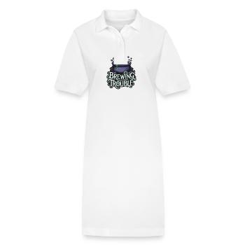 Hexenkessel – Brewing Trouble - Stanley/Stella PAIGER Organic Women’s Polo Dress - white - Front
