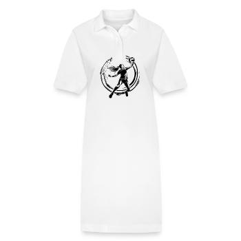 Joueur de volley-ball - Robe polo bio PAIGER Stanley/Stella Femme - blanc - Devant