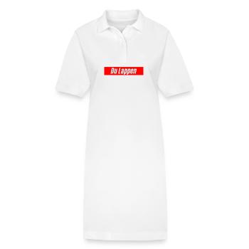 You rag, insult as design - Stanley/Stella PAIGER Organic Women’s Polo Dress - white - Front