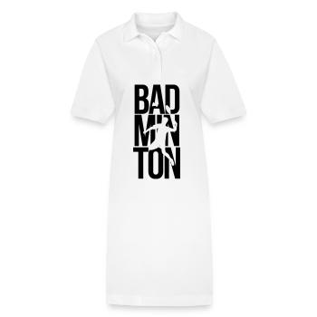 volant - Robe polo bio PAIGER Stanley/Stella Femme - blanc - Devant