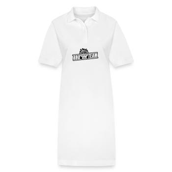 Barbecue Grill Bbq Team - Stanley/Stella Frauen Bio-Polokleid PAIGER - Weiß - Vorne