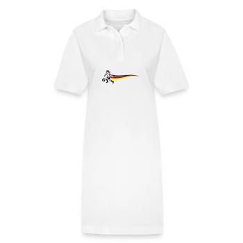 Football féminin Allemagne - Robe polo bio PAIGER Stanley/Stella Femme - blanc - Devant