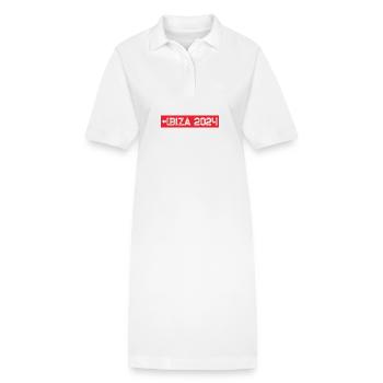Ibiza 2024 - Robe polo bio PAIGER Stanley/Stella Femme - blanc - Devant