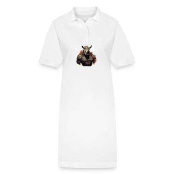Rhino Muscles Bodybuilding Beast - Robe polo bio PAIGER Stanley/Stella Femme - blanc - Devant