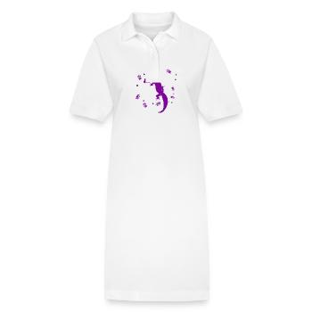 Salamander - Amphibie Tier - Stanley/Stella Frauen Bio-Polokleid PAIGER - Weiß - Vorne