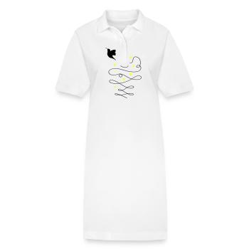 Kolibri Travel - Stanley/Stella Frauen Bio-Polokleid PAIGER - Weiß - Vorne