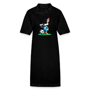 wolf soccer 2 - Robe polo bio PAIGER Stanley/Stella Femme - noir - Devant
