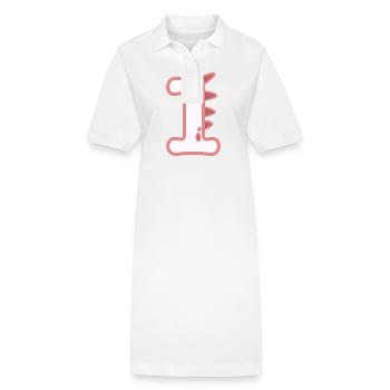 Number 1 - Stanley/Stella PAIGER Organic Women’s Polo Dress - white - Front
