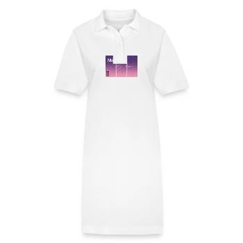 Mallorca,my love. Andenken MIT GPS Daten - Stanley/Stella Frauen Bio-Polokleid PAIGER - Weiß - Vorne