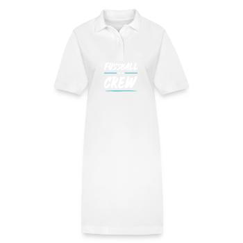 Équipe de football - Robe polo bio PAIGER Stanley/Stella Femme - blanc - Devant