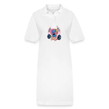 Gym Girl : Fort Et Sexy - Girls Lift To - Robe polo bio PAIGER Stanley/Stella Femme - blanc - Devant