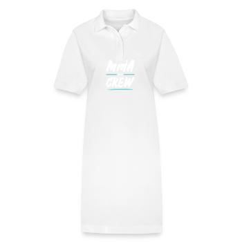 Mma Crew - Stanley/Stella Frauen Bio-Polokleid PAIGER - Weiß - Vorne