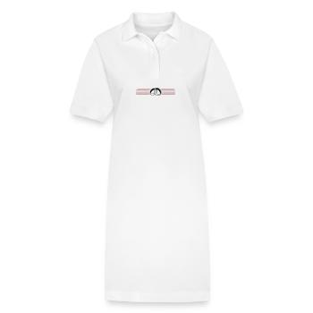 Symbole des alliances - Robe polo bio PAIGER Stanley/Stella Femme - blanc - Devant