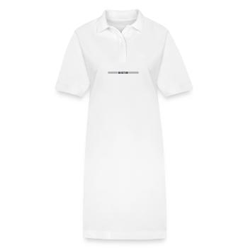 Sports de course à pied - Robe polo bio PAIGER Stanley/Stella Femme - blanc - Devant
