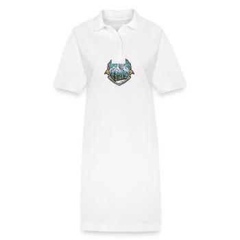 Alpen Ski Eisberge Berge - Stanley/Stella Frauen Bio-Polokleid PAIGER - Weiß - Vorne