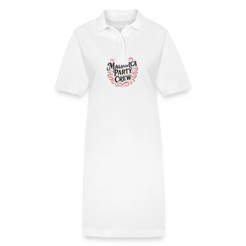 Mallorca Party Crew - Robe polo bio PAIGER Stanley/Stella Femme - blanc - Devant