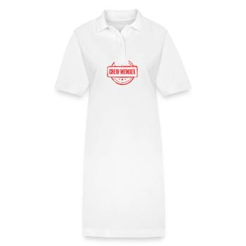 Crew Stamp - Stanley/Stella PAIGER Organic Women’s Polo Dress - white - Front