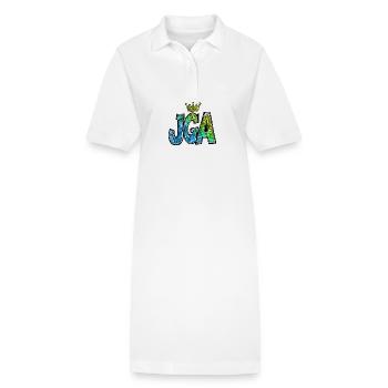 Enterrement de vie de garçon enterrement de vie de garçon - Robe polo bio PAIGER Stanley/Stella Femme - blanc - Devant