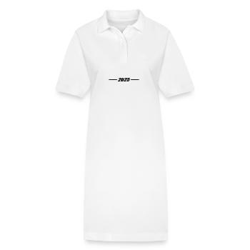 2025 - Robe polo bio PAIGER Stanley/Stella Femme - blanc - Devant