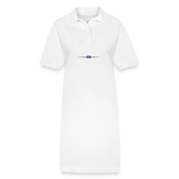 Skibrille Symbol Linie - Stanley/Stella Frauen Bio-Polokleid PAIGER - Weiß - Vorne