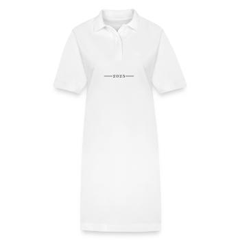 2025 Linie - Stanley/Stella Frauen Bio-Polokleid PAIGER - Weiß - Vorne