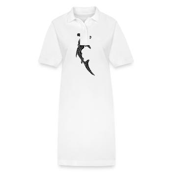Der Hammerhai - Stanley/Stella Frauen Bio-Polokleid PAIGER - Weiß - Vorne
