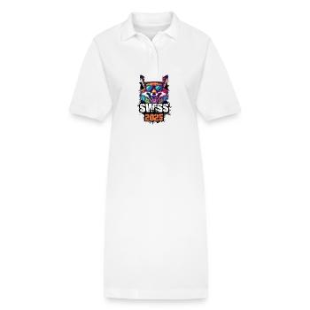 Suisse 2025 Vacances Fuchs Swiss - Robe polo bio PAIGER Stanley/Stella Femme - blanc - Devant