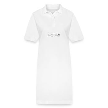 Kapstadt, Südafrika, Capetonians, Tafelberg - Stanley/Stella Frauen Bio-Polokleid PAIGER - Weiß - Vorne