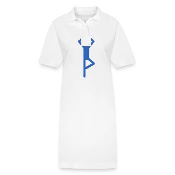 Silhouette Yoga - Stanley/Stella Frauen Bio-Polokleid PAIGER - Weiß - Vorne