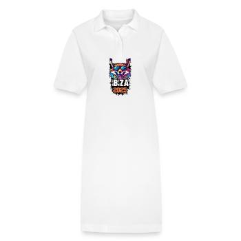 Ibiza 2025 Holiday Fox - Robe polo bio PAIGER Stanley/Stella Femme - blanc - Devant