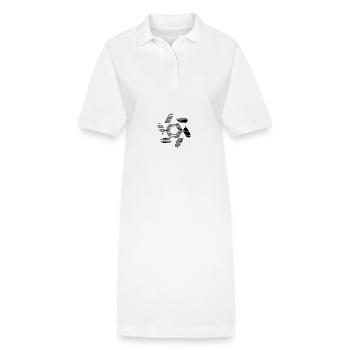 ART. GEEK. VINTAGE. GRAPHIC. MANGA. ASIA - Stanley/Stella PAIGER Organic Women’s Polo Dress - white - Front