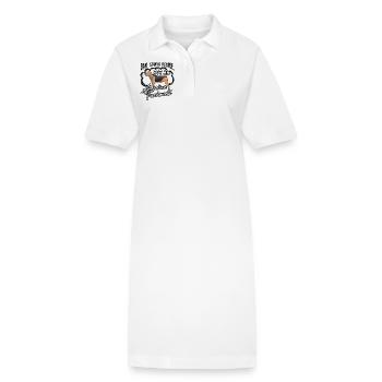 American Foxhound Ban Stupid People - Stanley/Stella PAIGER Organic Women’s Polo Dress - white - Front