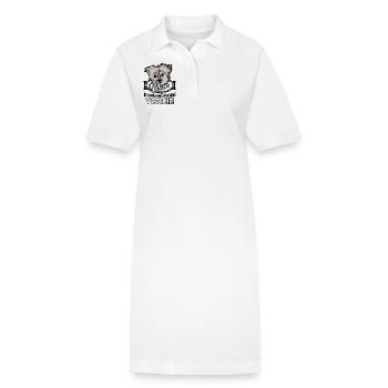 Mom Of A Freaking Awesome Yorkie - Stanley/Stella PAIGER Organic Women’s Polo Dress - white - Front