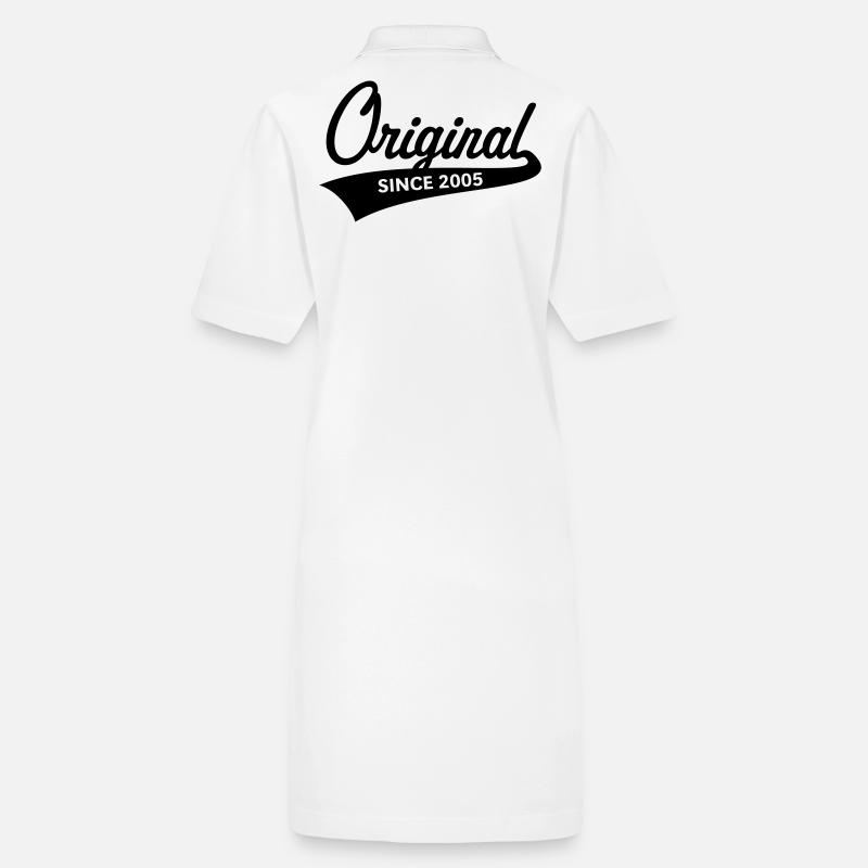 Original depuis 2005 (année de naissance, anniversaire / b) Robe polo bio PAIGER Stanley/Stella Femme