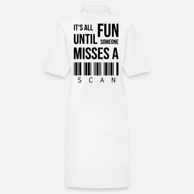 C’est amusant jusqu’à ce que quelqu’un rate un scan Robe polo bio PAIGER Stanley/Stella Femme