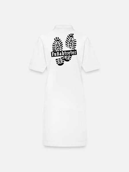 Fußabtreter - Stanley/Stella Frauen Bio-Polokleid PAIGER - Weiß - Hinten