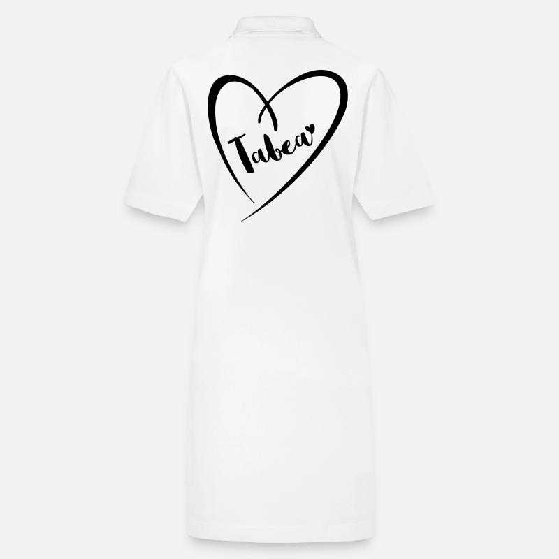 Tabea Name Vorname im Herzrahmen Stanley/Stella Frauen Bio-Polokleid PAIGER