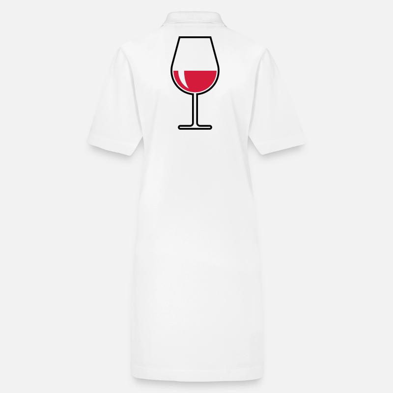 Verre à vin rouge ventre fermé (vin rouge / vin / 2C) Robe polo bio PAIGER Stanley/Stella Femme