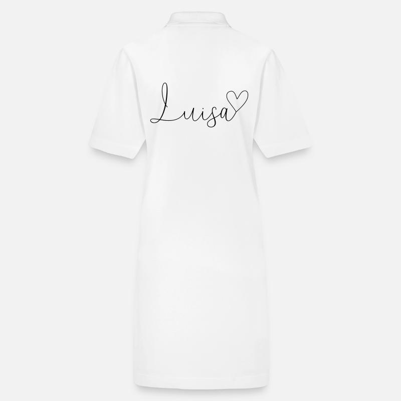 Luisa Name Vorname Mädchen Stanley/Stella Frauen Bio-Polokleid PAIGER