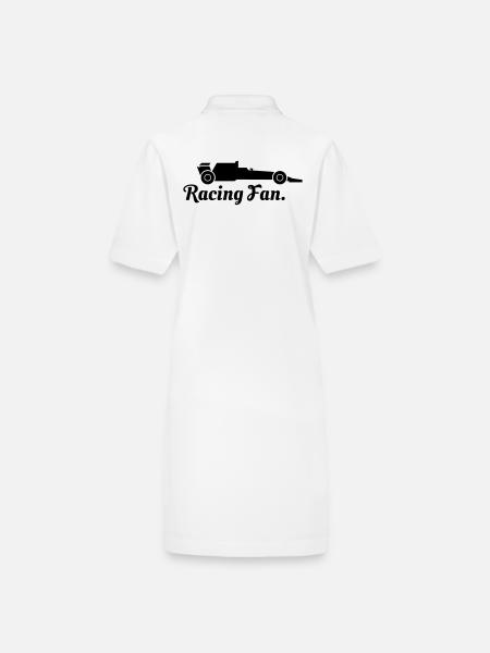 Fan de sport automobile - Robe polo bio PAIGER Stanley/Stella Femme - blanc - Dos