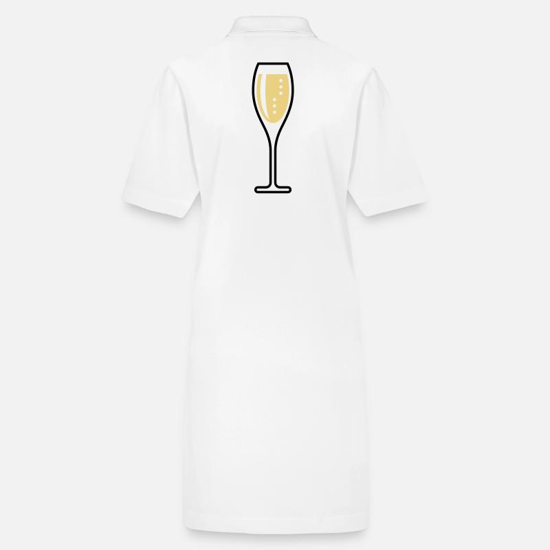 XSektglas (Sekt / Oval / Zu / 2C) Stanley/Stella Frauen Bio-Polokleid PAIGER