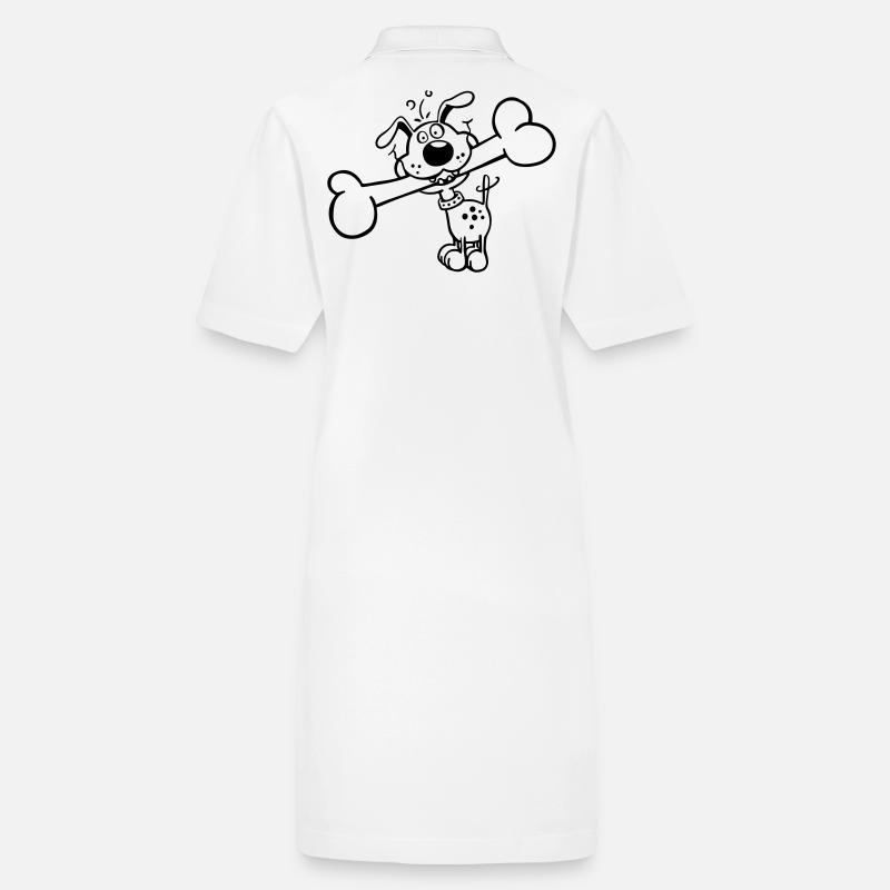 Havel der Hund Stanley/Stella Frauen Bio-Polokleid PAIGER