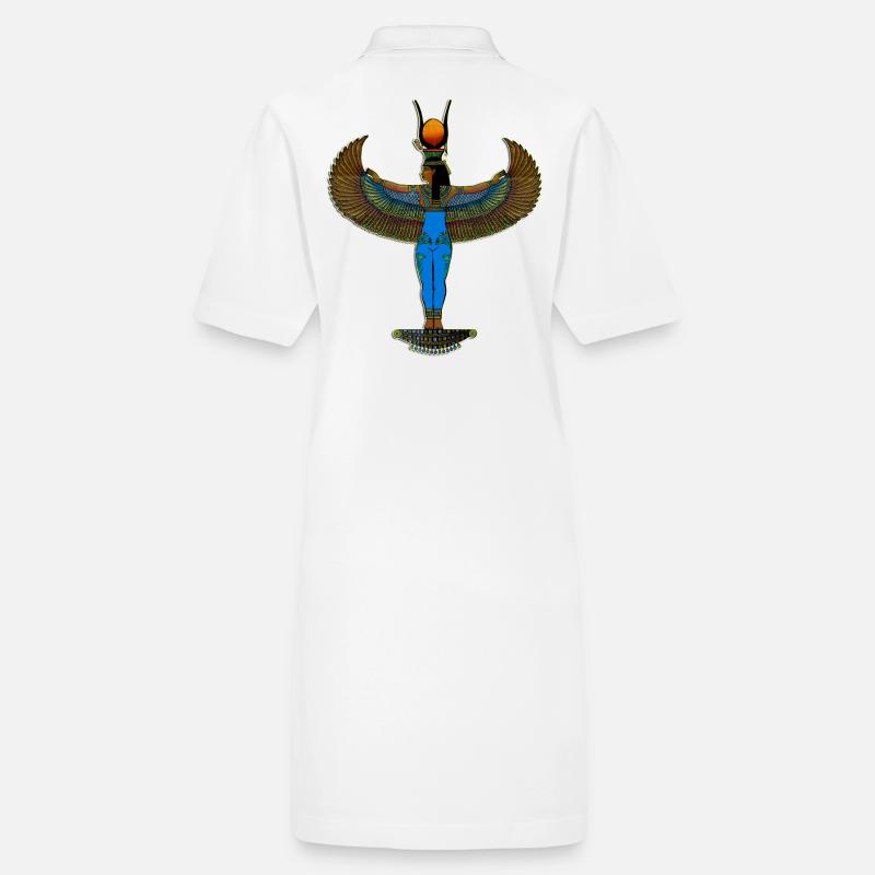 DEESSE ISIS DEBOUT CREATION Louis RUNEMBERG ©Adagp Robe polo bio PAIGER Stanley/Stella Femme