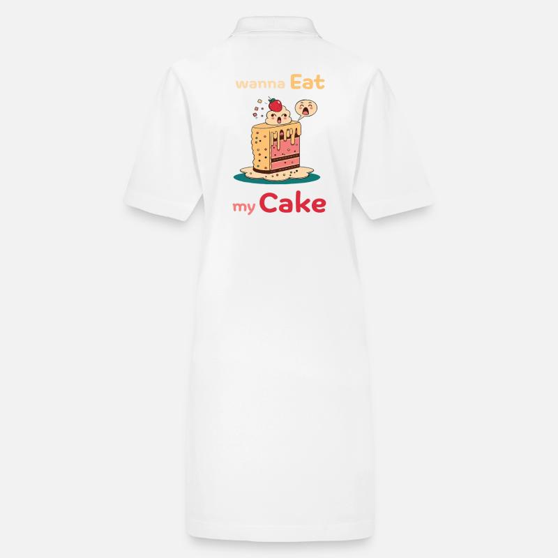 Gâteau effronté design amusant Robe polo bio PAIGER Stanley/Stella Femme