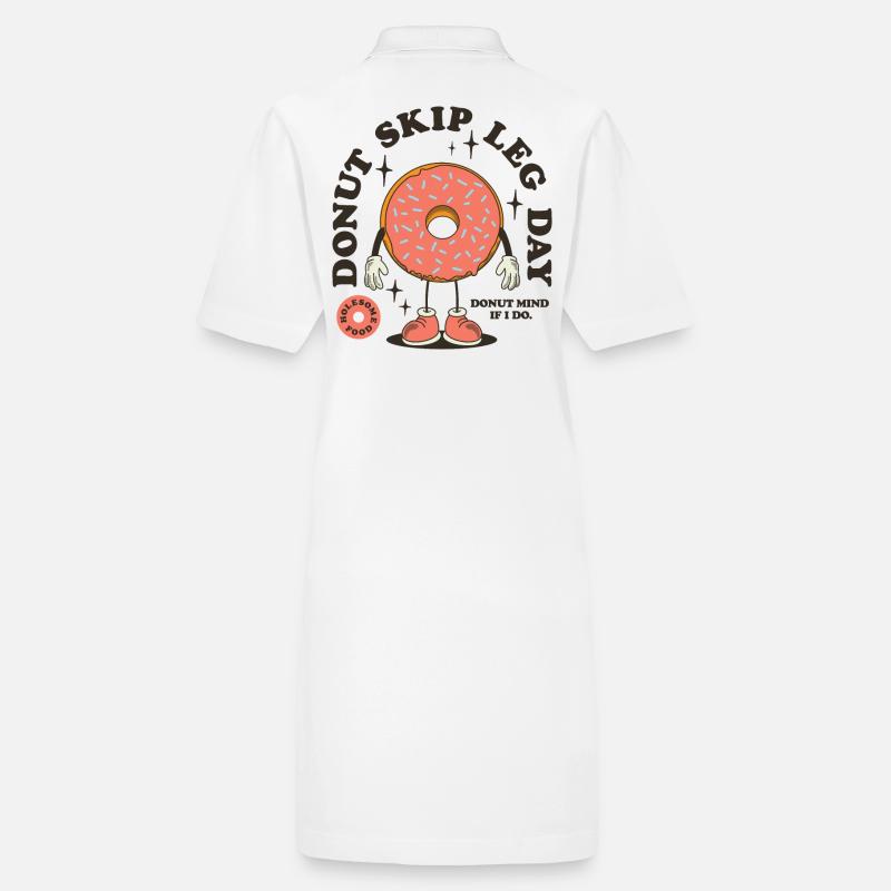 Donut skip leg day Stanley/Stella PAIGER Organic Women’s Polo Dress