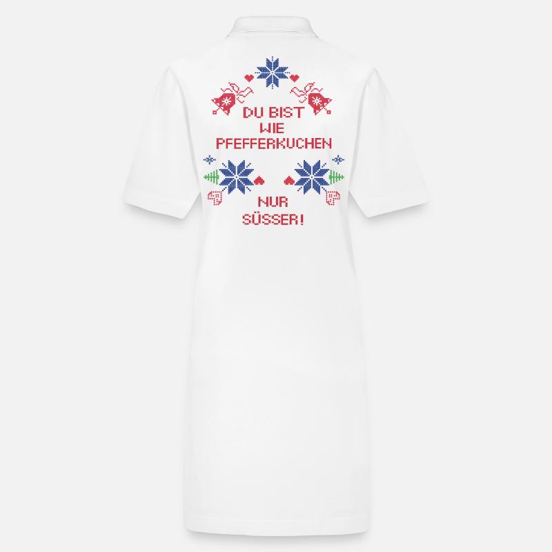 Gingerbread Advent Stanley/Stella PAIGER Organic Women’s Polo Dress