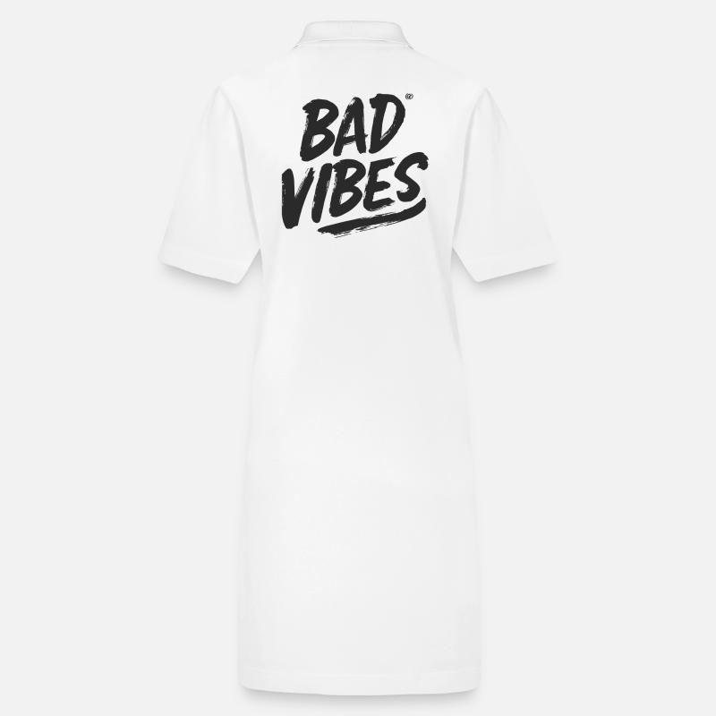 Bad Vibes Black Stanley/Stella Frauen Bio-Polokleid PAIGER